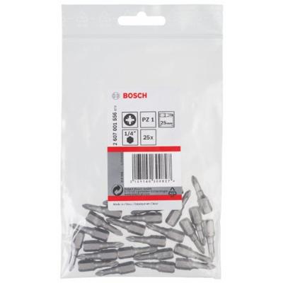 Bosch Accessoires Bit extra-hard PZ 1, 25 mm 25st - 2607001556