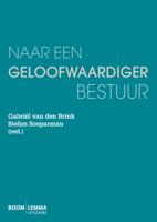 Naar een geloofwaardiger bestuur - - ebook - thumbnail