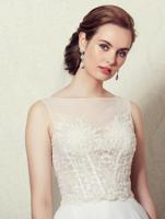 LILLY 01-3807-CR Kanten halter top | Maat: M - thumbnail