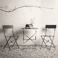 Nohr Bistroset 'Charee' kleur Donkergrijs - thumbnail