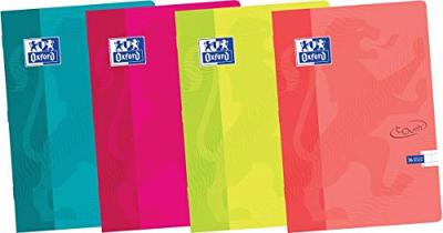 Oxford Touch schrift ft A4, 36 vel, geruit 10 mm, geassorteerde kleuren Oxford Touch schrift ft A4, 36 vel, geruit 10 mm, geassorteerde kleuren