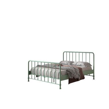 Vipack bed Bronxx - olijfgroen - 160x200 cm
