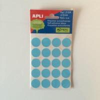 Apli mapje permanent 19mm rond blauw 100 - thumbnail