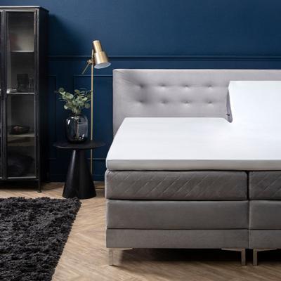 Molton Splittopper Hoeslaken - Silver