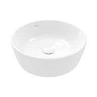 Villeroy & Boch Architectura waskom 45x45x15.5cm - Rond met overloopgat Wit Alpin glans Ceramic 5a254501 - thumbnail