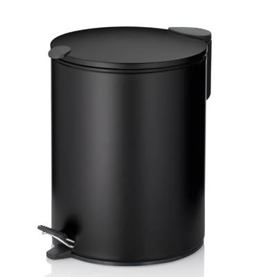 Kela Pedaal Afvalemmer, 5 L, Zwart | Mats