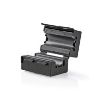 Nedis Ferrietfilter | 6.50 mm | ABS | Zwart | 25 Stuks | Doos - CVGB48914BK - thumbnail