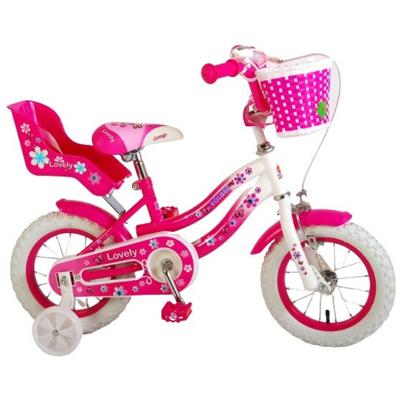 Volare Lovely kinderfiets - 12 inch - roze/wit