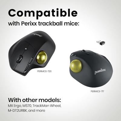 Perixx PERIPRO-303 G YL Trackball Geel