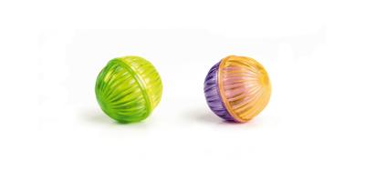 Beeztees Balletje+Kralen - Kattenspeelgoed - 4 cm - 2ST