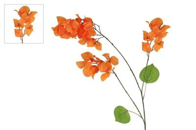 Kunstbloem Bougainvillea Ibiza oranje PE 102cm