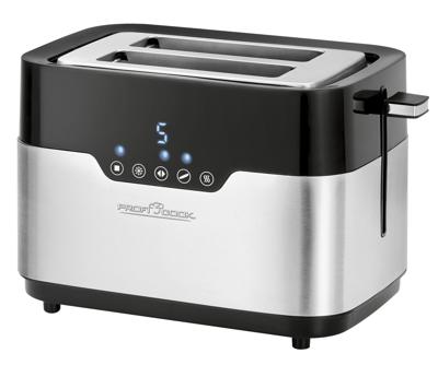 Profi Cook PC-TA 1170 Broodrooster Zwart, RVS