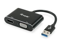 Equip 133386 USB grafische adapter 1920 x 1080 Pixels Zwart - thumbnail