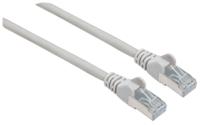 Intellinet 317245 RJ45 Netwerkkabel, patchkabel CAT 6A S/FTP 5.00 m Grijs Folie afscherming, Afscherming gevlochten, Halogeenvrij 1 stuk(s) - thumbnail