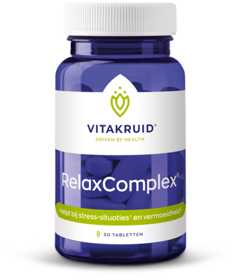 Vitakruid RelaxComplex oa Magnesium Tauraat & Vitamine D3 30