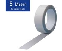 MAUL metaalband Standaard lijst zelfklevend, ft 5m x 35mm, wit - thumbnail