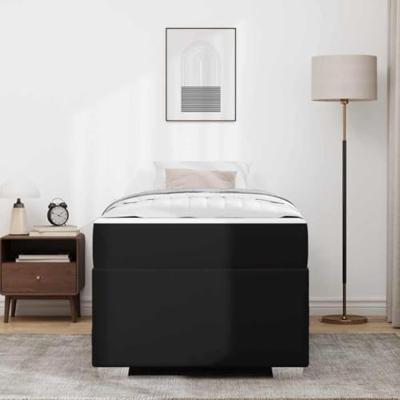 Bedframe Zwart 100 x 200 cm Kunstleer