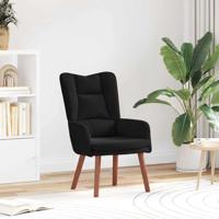 Fauteuil Zwart 63 x 67 x 94 cm Fluweel - thumbnail