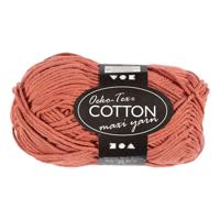Creativ Company Katoengaren afm 8/8 l: 80-85 m terracotta - 50gr. - thumbnail
