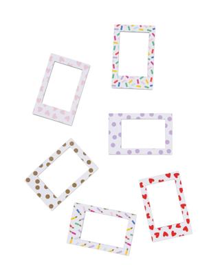 HEMA Magnetische fotoframes confetti - 6 stuks