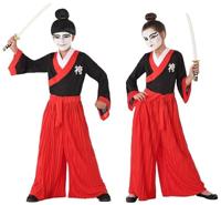Kostuums voor Kinderen Rood Japanse - Maat: 3-4 Jaar - Maat: 3-4 Jaar - thumbnail