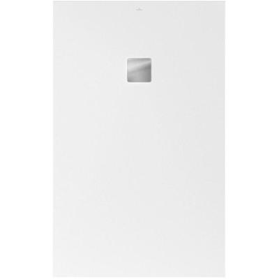 Villeroy & Boch Excello douchevloer - 160x100cm - met antislip polyurethaan/acryl wit alpine uda1610exc2gv-01