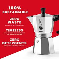 Italiaanse Koffiepot Bialetti 0001161 Zilverkleurig 60 ml - thumbnail