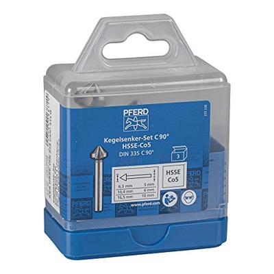 PFERD TOOLS SET KES HSSE DIN 335 C90° 3 25202155 Kegelverzinkboorset HSS 1 stuk(s) PFERD TOOLS SET KES HSSE DIN 335 C90° 3 25202155 Kegelverzinkboorset HSS 1 stuk(s)