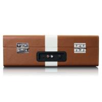 Lenco Koffer platenspeler met BT oplaadbare batterij en luidspreker - TT-120BNWH - thumbnail