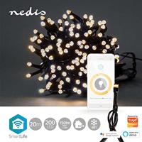 Nedis SmartLife Decoratieve LED lichtgordijn iOS/Android 3x3 meter 200 LED&apos;s - thumbnail