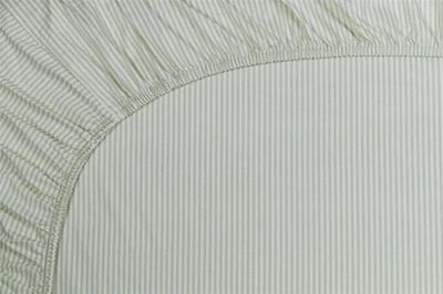 Pip Studio Hoeslaken Duo Stripe Green