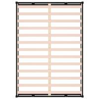 Bedframe massief hout zwart 180x200 cm 6FT Super King - thumbnail