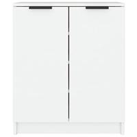 Schoenenkast 59x35x70 cm bewerkt hout wit - thumbnail