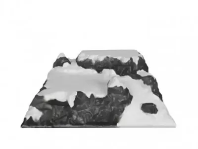 Kerstdorp landschap mini piste 39x38 cm My Village - My village