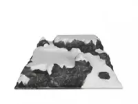 Kerstdorp landschap mini piste 39x38 cm My Village - My village - thumbnail