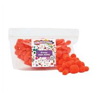 Colorations - pom poms oranje, 100st. - thumbnail