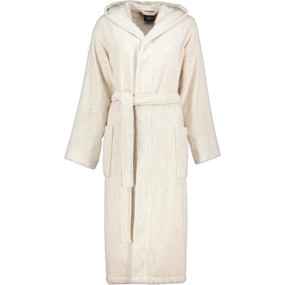 Cawö Cawo Dames Badjas met Capuchon 846 natur M