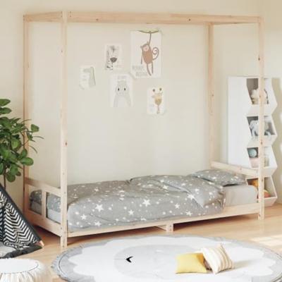 Kinderbedframe 80x200 cm massief grenenhout