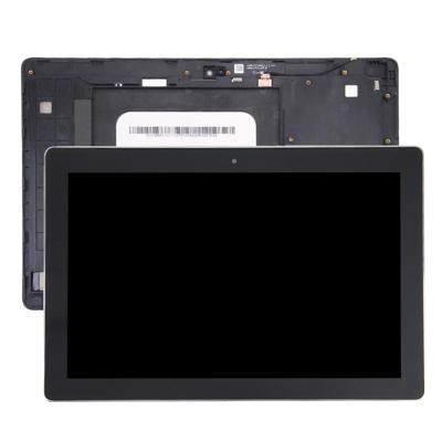 LCD-scherm en Digitizer met Frame voor Asus ZenPad 10 Z300C / Z300CG / Z300CL / Z300CNL / P023 / P01T (groene Flex kabel Version)(Black)