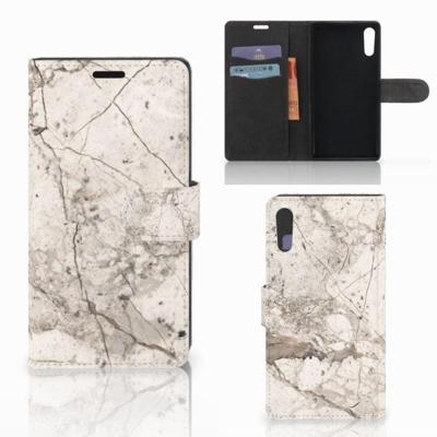 Sony Xperia XZ | Sony Xperia XZs | Bookcase | Marmer Beige