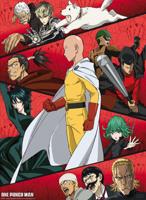 Poster One Punch Man - Gathering of Heroes 38x52cm - thumbnail