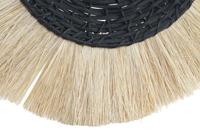 Muurlamp DKD Home Decor Natuurlijk Zwart Koloniaal Ijzer 220 V 25 W Jute (42 x 9 x 42 cm) - thumbnail