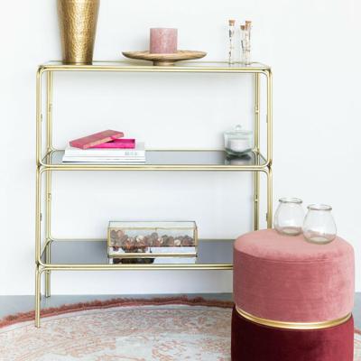 ZILT Wandrek 'Nohow' Glas en ijzer, kleur Goud ZILT Wandrek 'Nohow' Glas en ijzer, kleur Goud