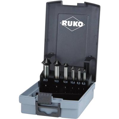RUKO ULTIMATECUT 102790PRO Kegelverzinkboorset 6-delig 6.3 mm, 8.3 mm, 10.4 mm, 12.4 mm, 16.5 mm, 20.5 mm Cilinderschacht 1 set(s) RUKO ULTIMATECUT 102790PRO Kegelverzinkboorset 6-delig 6.3 mm, 8.3 mm, 10.4 mm, 12.4 mm, 16.5 mm, 20.5 mm Cilinderschacht 1 set(s)