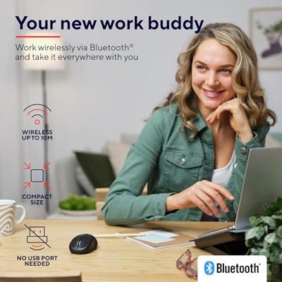 Trust Primo muis Reizen Ambidextrous Bluetooth Optisch 1600 DPI