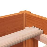 Slaapbank zonder matras 80x200 cm massief grenenhout wasbruin - thumbnail