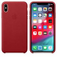 (PRODUCT) RED - Achterzijde behuizing voor mobiele telefoon - leer - rood - voor iPhone XS Max - thumbnail