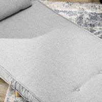 HOMCOM Slaapstoel (Breedte 72 cm, Lichtgrijs) - thumbnail