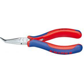 Knipex 35 82 145 Platte rondbektang Elektronica en fijnmechanica 45° gebogen Gereedschapsstaal 145 mm