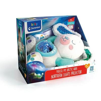 Clementoni Baby Knuffel Konijn Noorderlicht + Licht en Geluid